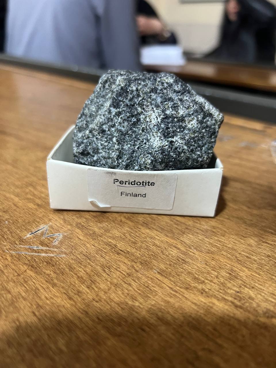 Peridotite rock