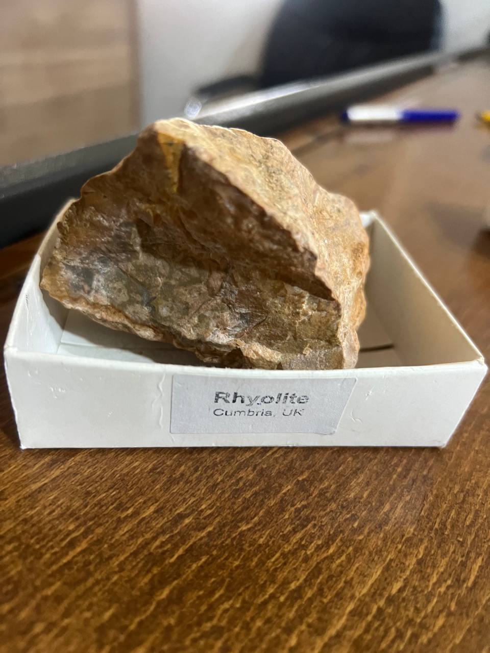 Rhyolite rock