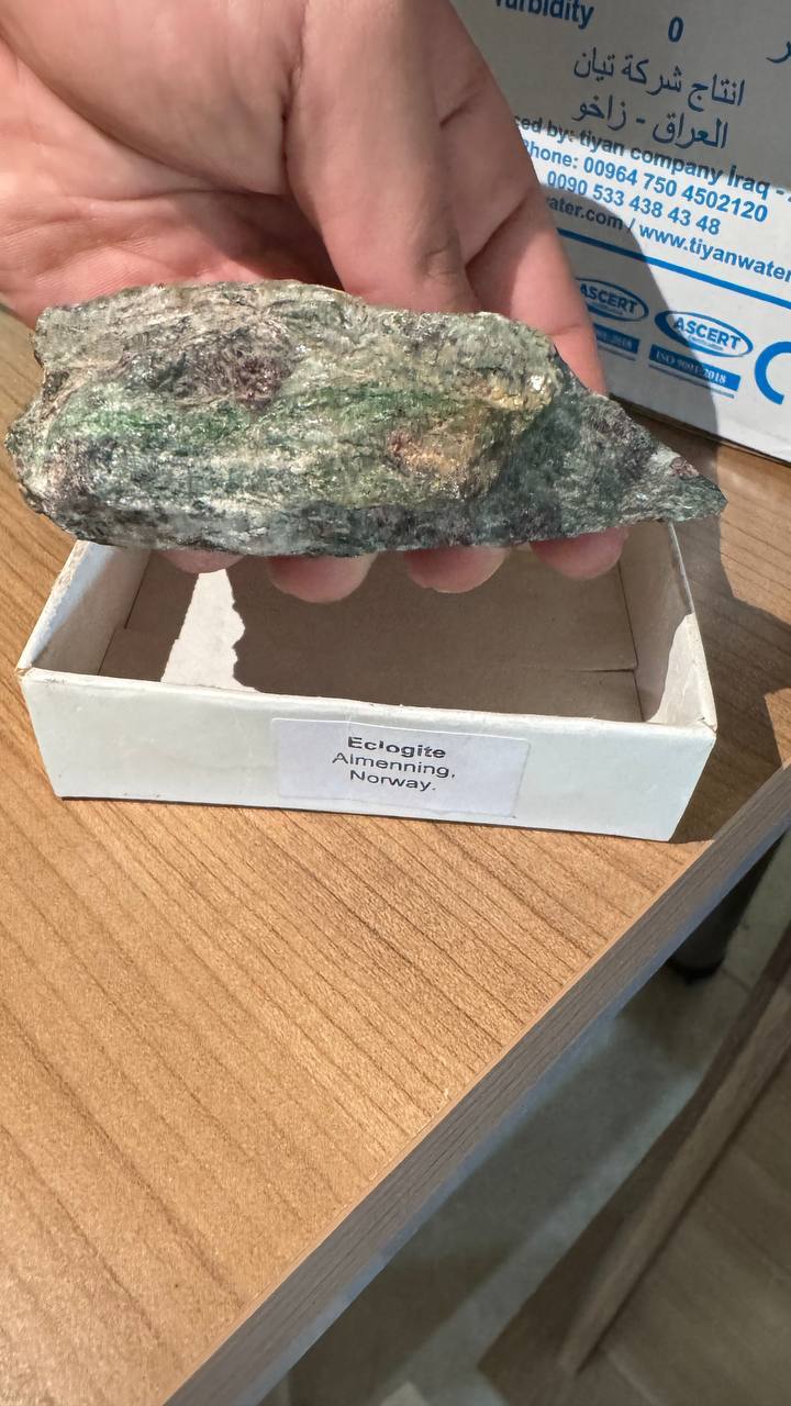 Eclogite rock