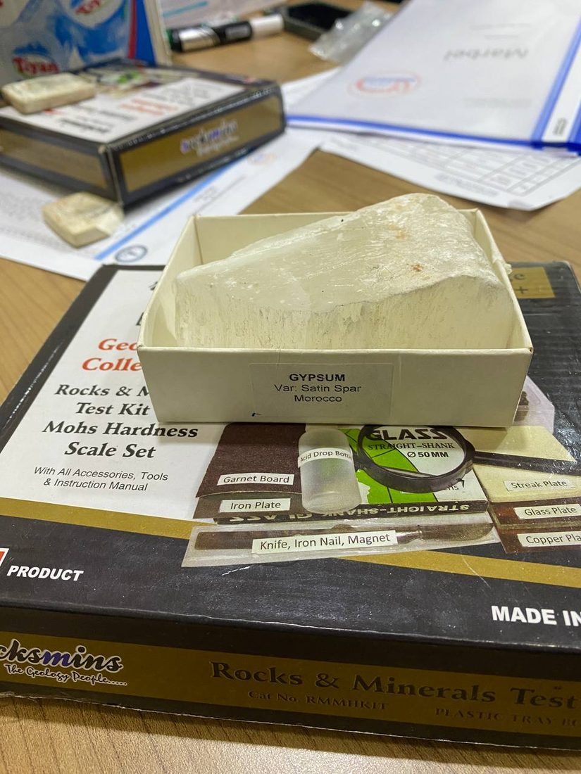 Gypsum mineral