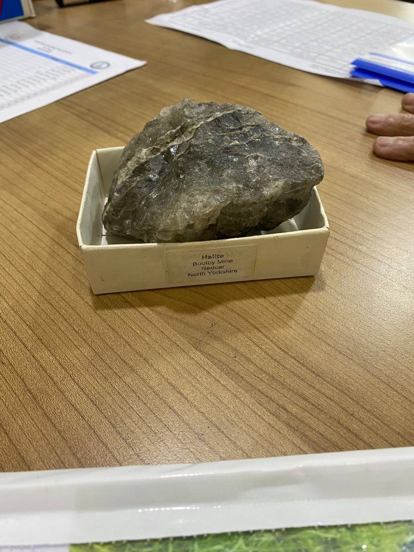 Halite mineral